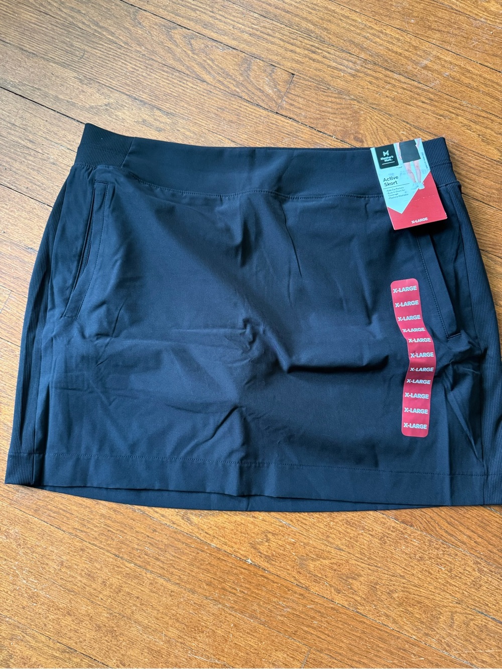 Black Athletic Skort with Pockets